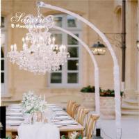 China Factory Supply High Quality Adjustable Chandelier Aluminum Metal Frame Stand For Wedding Outdoor Decor factory