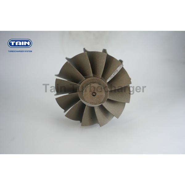 Quality 12 BLADES Turbine Wheel Shaft , 4042978 / 4044314 Turbo Parts For Bus / Truck for sale