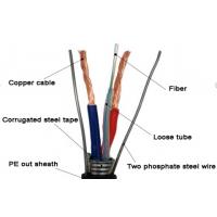 Quality Length 2km 2 Steel Wires Oplc Hybrid Fiber Copper Cable for sale