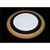 China 18W+6W Round Yellow Edge Surface Mount LED Panel Ceiling Light  (3 Cycle) factory