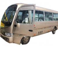 China Left Hand 50000Miles Used Coaster Bus Manual Transmission Type for sale