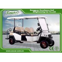 Quality 48V EXCAR 4 Wheel 6 Seat Electric Golf Carts With CE Certificated golf buggy car for sale