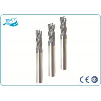 China TiAlN Coating Flat End Mill Solid Carbide Cutting Tools 3 - 4 Flute factory