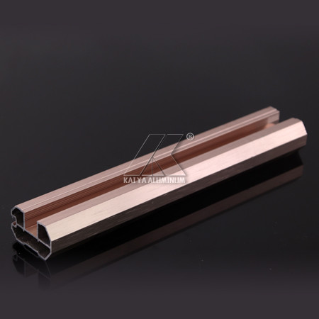 China RoHS Aluminum Alloy Extrusion Profile For Cabinet Wardrobe T3 - T8 Temper factory