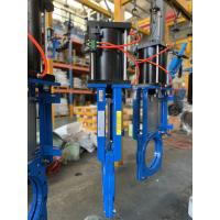 Quality Ductile Iron Heavy Duty Slurry Knife Gate Valve Hand Wheel Operation for sale
