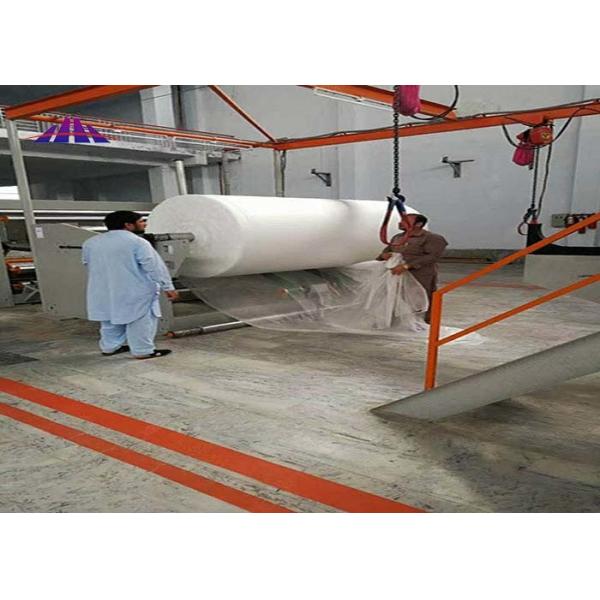 Quality 1600mm Automatic Non Woven Making Machine Stably Single Beam for sale