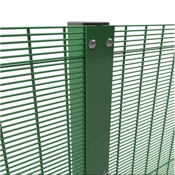Quality Prison High Security Mesh Fence Powder Coated 358 Anti Climb for sale