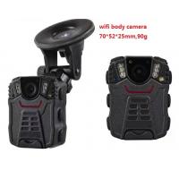Quality Portable WIFI Police Worn Cameras Waterproof IP66 With 2 Inch Screen for sale