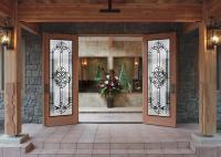 China Pearly L Art Glass Panels Thermal Sound Insulation Handcrafted Vogue Timeless Design factory