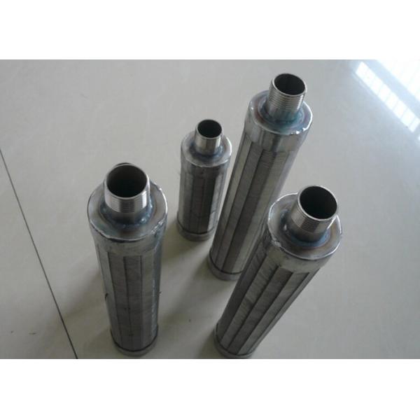 Quality Cylindrical  Wedge Wire Screen Pipe With High Filtration Precision for sale