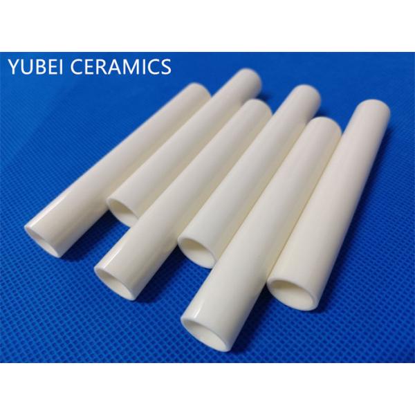 Quality Low Activity Alumina Ceramic Tubes Ivory  Polishing And Insulating ISO9001 Approved for sale