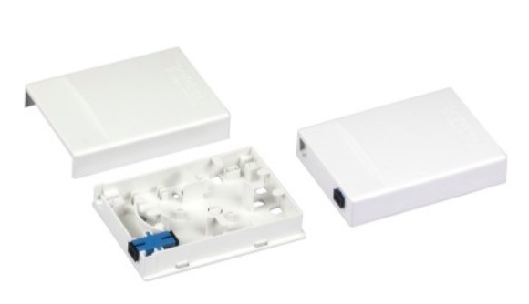 Quality SC Fiber Optic FTTH Distribution Box Wall Mount Termination Box ABS Material for sale