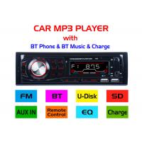 Quality Enabled Bt Car Stereo Car Radio Cd Player Bluetooth Iso Cable Optional for sale
