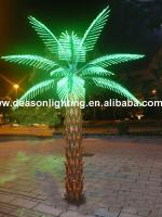 China 2016 Promotion China made Led artificial coconut tree, outdoor led palm tree light decor factory