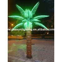 China 2016 Promotion China made Led artificial coconut tree, outdoor led palm tree light decor factory