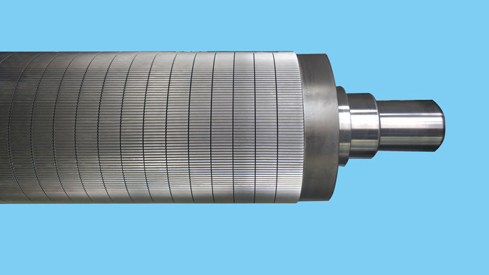 China B Flute 2.4mm Single Face Machine Corrugating Roll factory