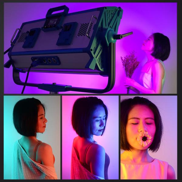 Quality 300W Yidoblo LED Filming Light Panel , Blue Tooth DMX Led Light Panel for sale