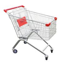 China Plastic Supermarket Accessories Grocery Folding Shopping Cart Customzied factory