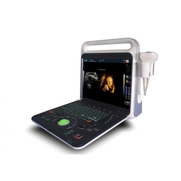 Quality 4 D 15 Inch LED Diagnostic Color Doppler Ultrasound Scanner With 2 Probe for sale
