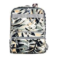 Quality Leaf Printing Soft Fabric Backpacks Lightweight Water Repellent for sale