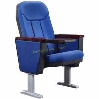 China Opera Music Hall Church Fold Up Auditorium Chairs With Aluminium Legs Customized Color factory