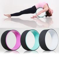 Quality TPE Yoga Roller Wheel Fitness Pilates Circle Waist Shape Gym Workout Back for sale