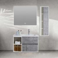 china 80CM Bathroom Vanity Cabinets Bathroom Wall Cabinet With Mirror Square