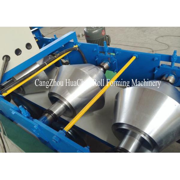 Quality Color Coated Galvanized Ridge Cap Roll Forming Machine Two Output Tables for sale