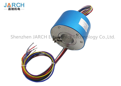 Quality OD 120mm 48 Circuits IP54 Through Bore Electrical Slip Ring For Industrial Machinery Max Speed:3000RPM for sale
