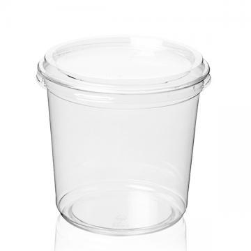 Quality 24oz 750ml Plastic Food Packing Box Clear PET Disposable Deli Containers For for sale