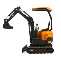 Quality 1400kg Mini Crawler Excavator Agriculture Digging Machine Orange Color for sale