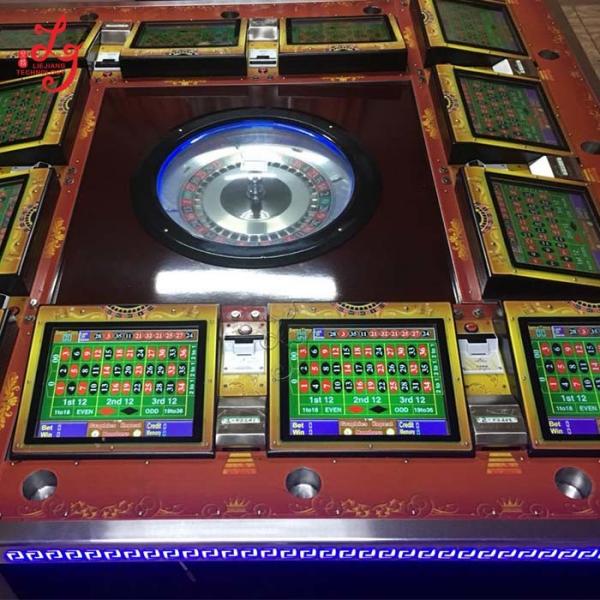 Quality 12 Player Trinidad Touch Screen Roulette Gambling Machine 37 / 38 Holes for sale