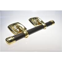 China Gold Color Casket Parts Swing Bar Set With Steel Bar / Zamak Lugs Eco Friendly factory
