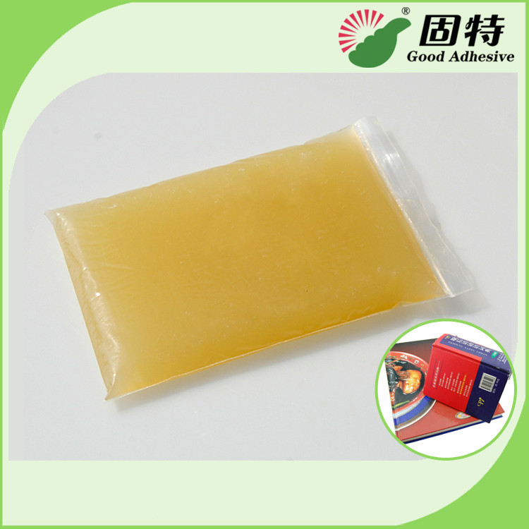 China Light Amber Block Bookbinding Hot Melt Adhesive Glue , Animal Hide Glue factory