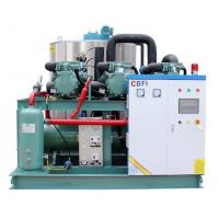 Quality Large Capacity Water Cooling Flake Ice Machine 10000kg Per Day For Seafood for sale