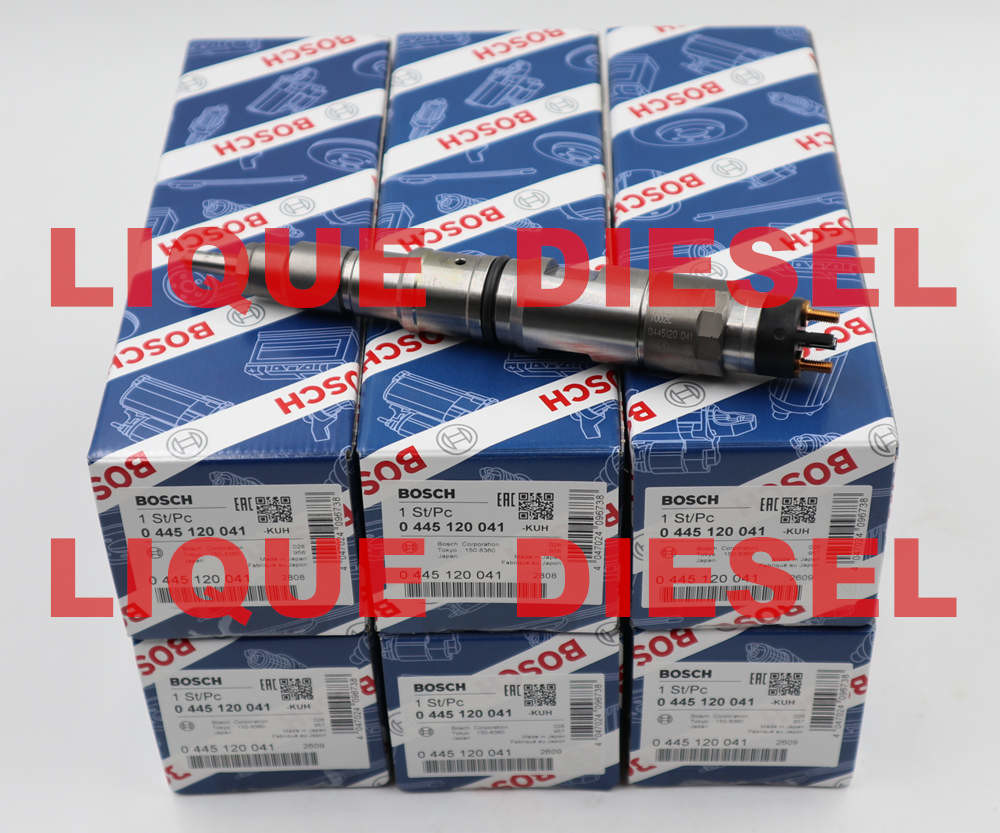 China BOSCH fuel injector 0445120041 , 0 445 120 041 , 0445 120 041 for DOOSAN 65.10401-7002 , 65.10401-7002C , 65.104017002C for sale