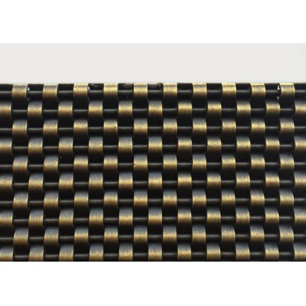 Quality Antique Brass Architectural Metal Mesh Screen Decoration Facade Smooth Surface for sale