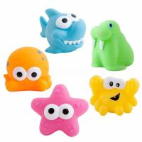 China Soft Plastic Animal Toy Dinosaur Bath Toy and Duck Eco-friendly Bath Toy for Baby for sale