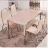 China Multi Functional Glass Top Dining Room Table , Practical Marble Dining Table factory