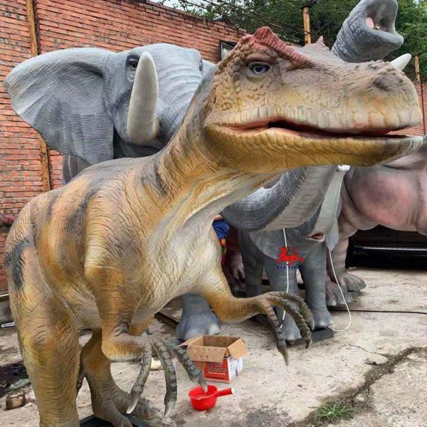 Quality Sunproof / Windproof Most Realistic Dinosaur , Life Size Dinosaur Model for sale