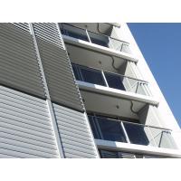 China Sun Control Exterior Wall Louvers Wall Ventilation Louvers Prevent Electrolytic Corrosion factory