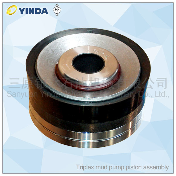 Quality Triplex Mud Pump Piston Assembly , Replaceable Rubber Pistons With NBR Rubber for sale