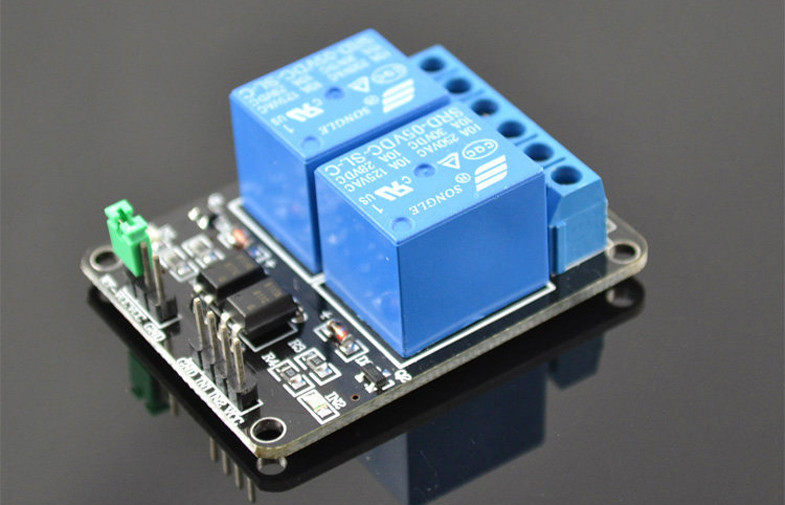China 5V 9V 12V 24V Two 2 Channel PCB Relay Module With optocoupler factory