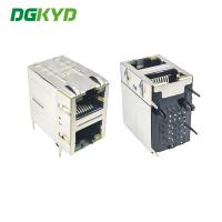 China DGKYD21B083DC2A5DQ068 Stacked Multi-Port 100M RJ45 7Pin RJ45 Modular Jack Ethernet Filter RJ45 factory
