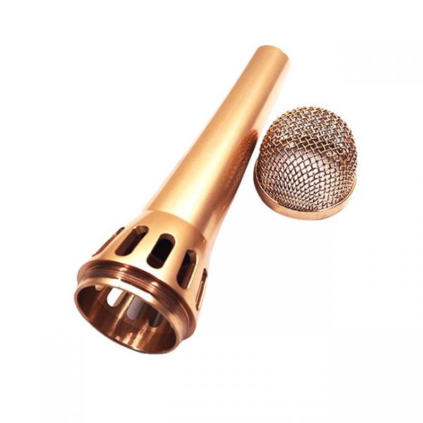 Quality Kirsite Die Casting Chrome Plated Precision Injection Molding Live Microphone for sale