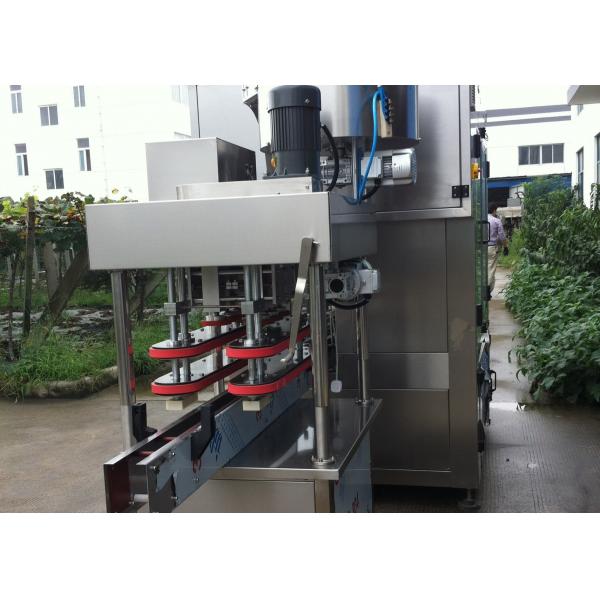 Quality Silver Gray Inline Capping Machine Round Bottle Screw Capping Machine for sale