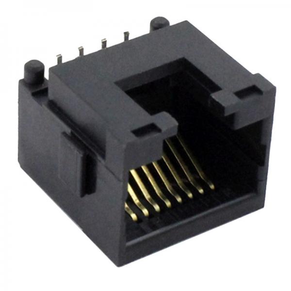 Quality Sink Plate RJ45 Modular Jack Tab Down Without Leds 8.6 Single Port 1x1 On 90 for sale