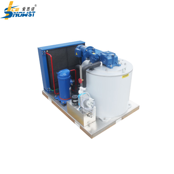 Quality OEM Industrial Freshwater Flake Ice Machine With Ice Bin for sale