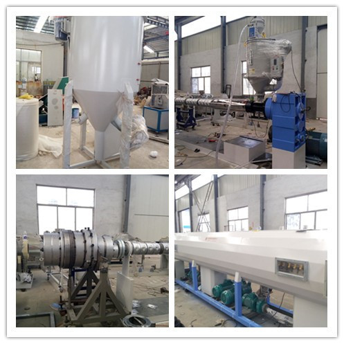 Quality PE / PPR / PERT Cool and Hot Water Plastic Pipe Extrusion Line Single Screw for sale