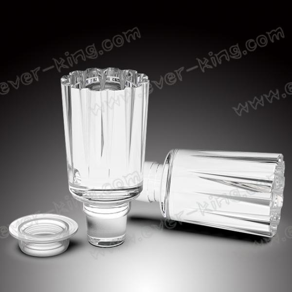 Quality OEM Luxury White Flint 750 ML Rum Glass Bottle for sale